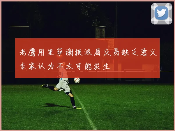 老鹰用里萨谢换浓眉交易缺乏意义专家认为不太可能发生